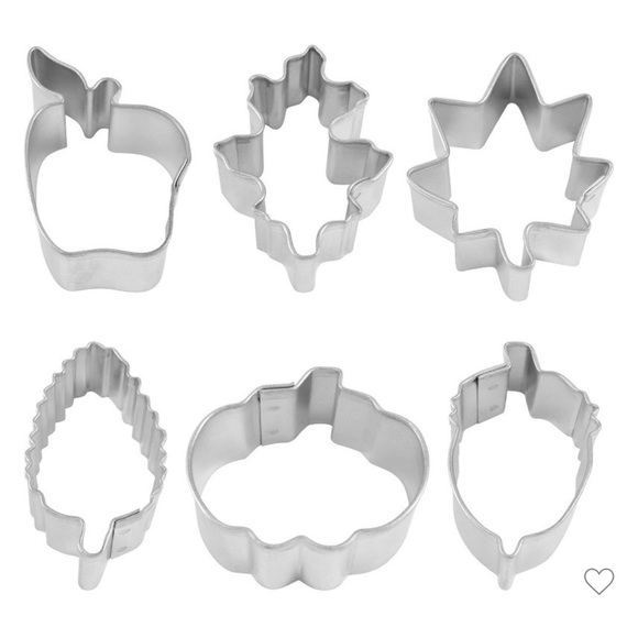 Fall Silver Cookie Cutter Set - Picture 2 of 3